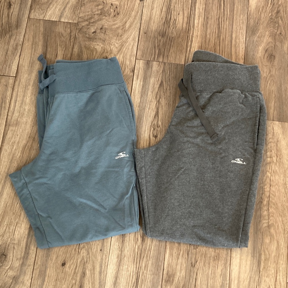 O'Neill Women’s Teal and Charcoal Joggers Size Large